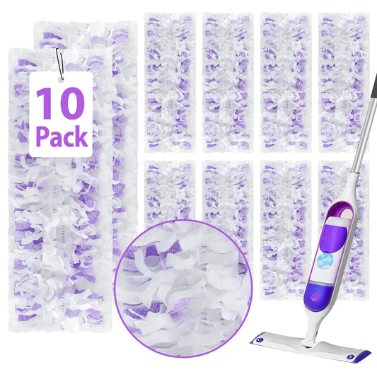 10 Count Disposable Power Mop Refills for Swiffer Power Mop Multi-Surface Floor Mop and Swiffer Power Mop Wood Mop，Compatible with Swiffer Power Mop，Replacement Pads for Floor Cleaning