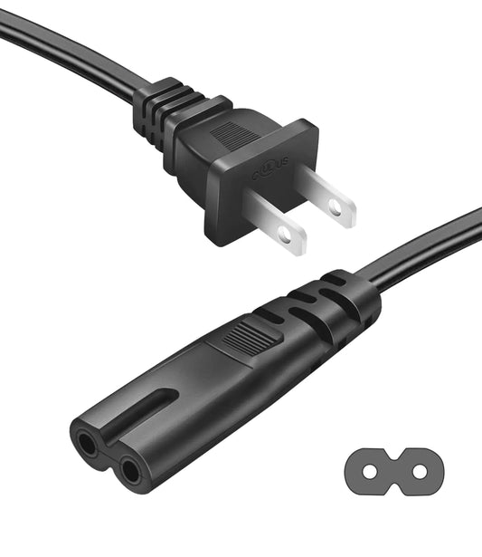 10 Feet AC Power Cord for Xbox One S/X Xbox Series S/X PlayStation 4 5 (PS4/PS5) Slim Game Console Power Cable Replacement